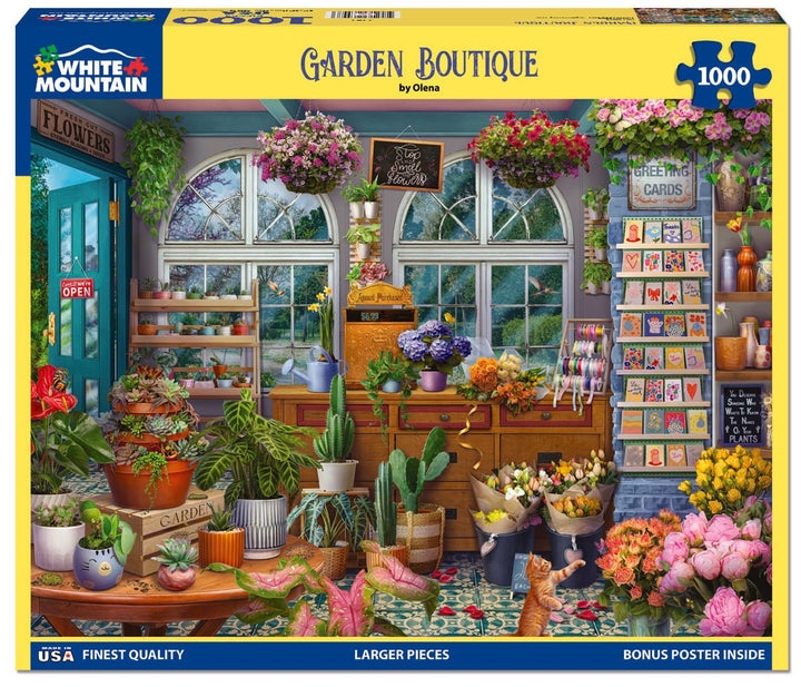 White Mountain - Garden Boutique, 1000 - 1000 PIÈCES - WHITE MOUNTAIN