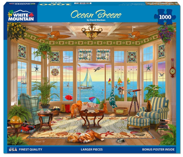 White Mountain - Ocean Breeze, 1000 - 1000 PIÈCES - WHITE MOUNTAIN